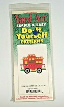 Yard Art Do it Yourself Pattern #128 35.5&quot; X 46&quot; Caboose Train - $19.79