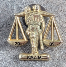 Kazim Shriners 2009 Balance Scales Shrine Masonic Virginia Vintage Lapel... - £9.86 GBP