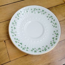 Vintage Royal Tara Trellis Shamrock Ribbed Fluted Saucer for Footed Cup - £15.43 GBP