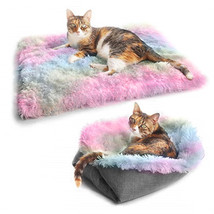 Pet Bed Mat New Pet Soft Dog Cat Blanket Fleece Cat Bed Mat Soft Warm Sleep Mat - £14.21 GBP+