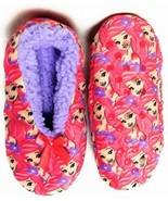 Disney Mermaid Fuzzy Babba Slipper Socks Size M/L Pink 1 Pair Gripper Bo... - £8.12 GBP