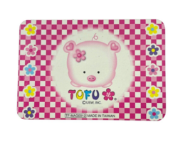 USW Address Book Tofu Pink Checks Piglet Mini Foldable Anime - €12,13 EUR
