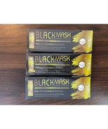 3 New BlackMask Blackhead Removal Peel-off Bamboo Charcoal Mask 3.17 fl oz - £18.48 GBP