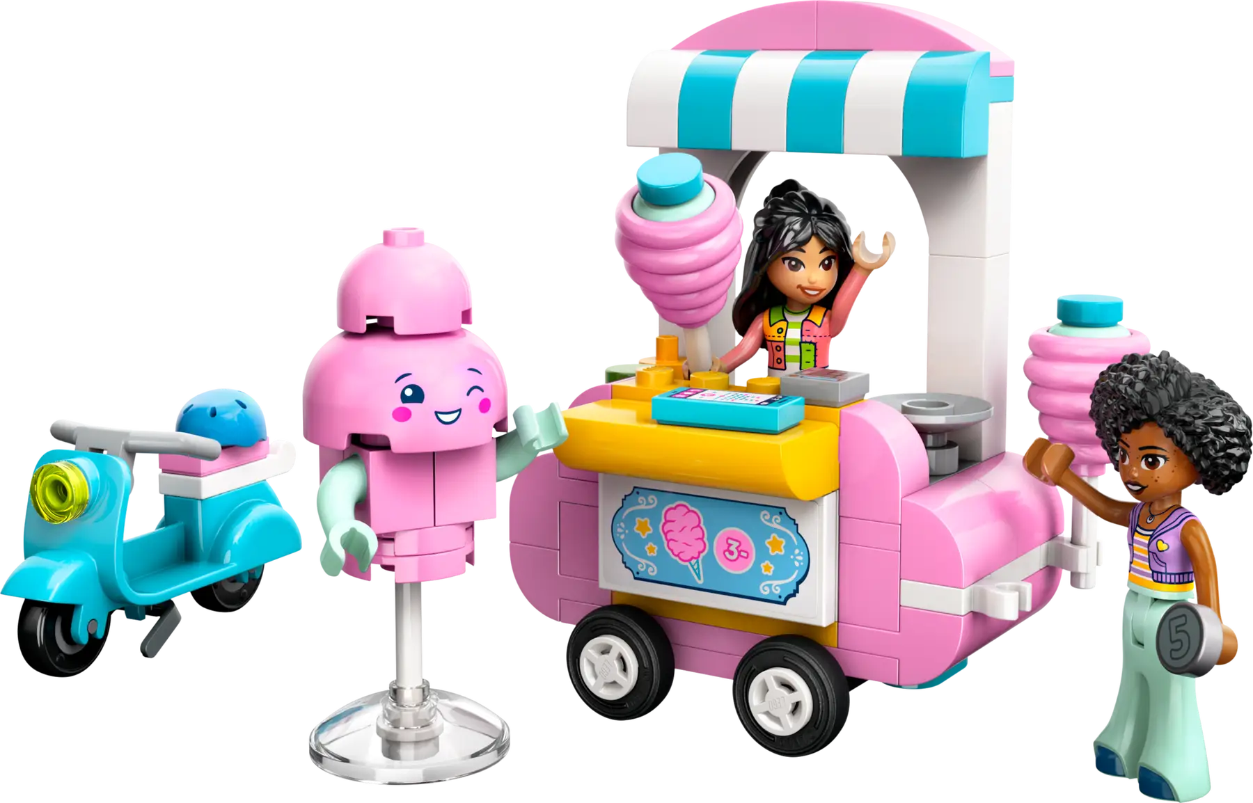 LEGO Friends 42643 Cotton Candy Stand and Scooter - $52.00