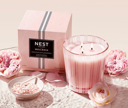 NEST Himalayan Salt &amp; Rosewater 3-Wick Candle 21 oz/600g Brand New in Box - £56.08 GBP