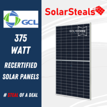Used GCL Gemini GCL-M3/72DH375 375W Bifacial 144 Cell 375 Watt Mono Solar Panels - £120.64 GBP