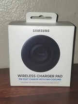 New OEM Genuine Samsung Wireless Charger Pad 9W Fast Charge With Fan Coo... - £23.59 GBP