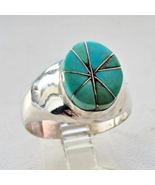 VINTAGE 925 STERLING SILVER 1970&#39;s DECORATIVE STATEMENT DESIGN RING SIZE... - €50,49 EUR