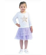 Zunie Girls Boys Dress Purple Multicolor Star Tutu Drop Waist Mesh Skirt - $36.99