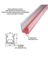 Gordon Glass® Clear Polycarbonate Capture Seal with Clear Pre-Applied 3M Ve - $42.64