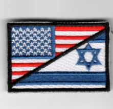 2&quot; Military America Israel Joint Flag Embroidered Patch - £31.96 GBP