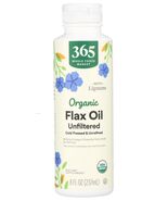 365 Everyday Value, Organic Unfiltered Flax Oil High Lignan, 8 fl oz EXP... - $216.00 MXN