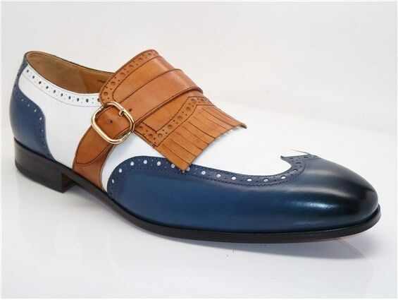 Burnished Moc Toe Single Monk Loafer main image 0