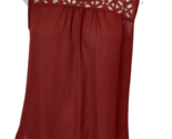Toska Burgundy Sleeveless Scoopneck Top Size S - $10.44