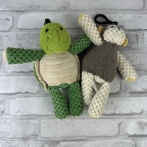 Scentsy Buddy Clip On Key Chain Plush Monkey &amp; Turtle Lot of 2 - $19.74