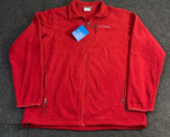 Columbia Full-Zip Fleece Jacket Red Velvet Men&#39;s Size Medium NWT - $29.64