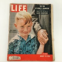 VTG Life Magazine August 29 1955 Billy Conner with Granddad Cover - £10.35 GBP