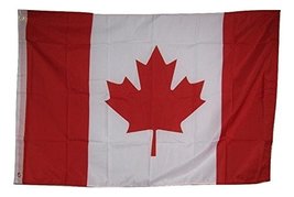 2x3 Canada Canadian Maple Leaf Rough Tex Knitted Flag 2&#39;x3&#39; Grommets - £3.51 GBP