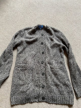 Simply Vera Wang Black &amp; Gray Long Sleeve Sweater Women&#39;s Size L - £11.67 GBP