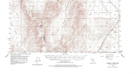 Fireball Ridge Quadrangle Nevada 1957 Map USGS 1:62500 Topographic - £17.37 GBP