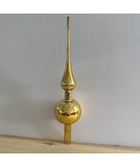 VTG MCM Gold Blown Mercury Glass Christmas Finial Ornament Tree Topper 1... - €24,09 EUR