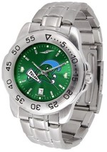 Tulane Green Wave Men Steel Sport AnoChrome Watch - £63.94 GBP