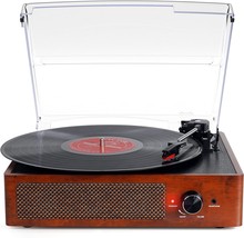 With Two Built-In Speakers, A 3-Speed Vintage Lp Player, And Bluetooth S... - $51.93