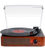 With Two Built-In Speakers, A 3-Speed Vintage Lp Player, And Bluetooth S... - £47.04 GBP