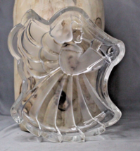 Mikasa Angel Candy Dish Heavenly Song Clear and Frosted Glass Christmas ... - £5.31 GBP