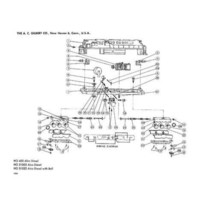 Gilbert Ho American Flyer Train Alco Switcher Service Manual Part Sheet Copy - £4.39 GBP