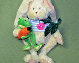 COMMONWEALTH BUNNY &amp; FROG PLUSH WELCOME SPRING RABBIT BOOKS ARE FUN STUF... - £10.79 GBP