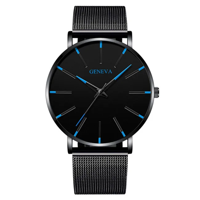 reloj hombre Watch Men Minimalist Ultra Thin Watches Men&#39;s Fashion Stain... - £12.18 GBP