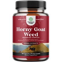 Horny Goat Weed For Male Enhancement - Extra Strength Horny Goat Weed For Men 15 - £36.98 GBP