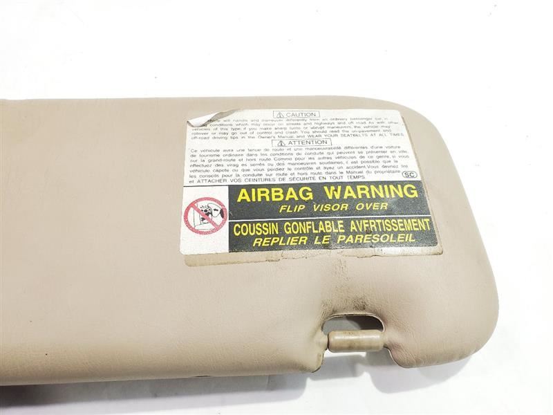 1998 1999 2000 2001 2002 Toyota Landcruiser OEM Pair Sun Visor Tan Has Wear Item image 11