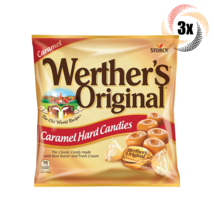 3x Bags Werther&#39;s Original Caramel Flavor Hard Candies 2.65oz ( Fast Shi... - $12.88