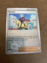 Pokémon TCG Grusha Scarlet &amp; Violet - Paldea Evolved 184/193 Reverse Hol... - £0.97 GBP