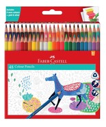 Faber-Castell 48 Triangular Colour Pencils Multicolor - $23.75
