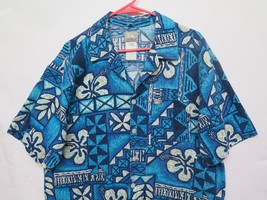 Vintage Quiksilver Mens Hawaiian Aloha Camp Surf Skate Shirt Hawaii Trad... - £44.68 GBP