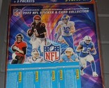 New 2022 Panini NFL Sticker &amp; Card Collection Book SEALED 5 PACKS +STICK... - $11.99