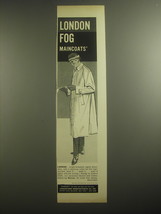 1958 London Fog London Maincoat Ad - London Fog Maincoats - £14.65 GBP