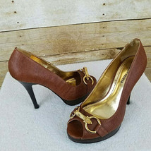 Boston Proper Women&#39;s Peep Toe High Heels, Size 8 - £15.79 GBP