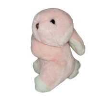 Vintage Plush Pink Bunny Rabbit Love Land Stuffed Animal Windsor Toys 1985 8&quot; - £7.60 GBP