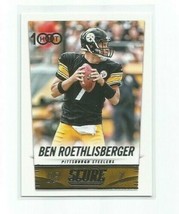 Ben Roethlisberger (Pittsburgh Steelers) 2014 Panini Score Football Card #297 - £4.01 GBP