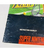 Super Tennis - Super Nintendo SNES Instruction Manual Booklet Only - Spo... - $6.76