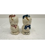 American Bisque Chicks Salt &amp; Pepper Shakers Ducks Painted Vintage - $12.64 CAD