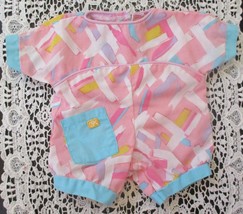 CPK Cabbage Patch Kids Pink &amp; Teal Romper - $10.93
