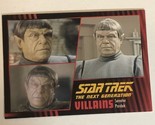 Star Trek The Next Generation Villains Trading Card #96 Senator Pardek S... - £1.58 GBP