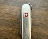 Victorinox Swiss Army Sterling Silver 58mm Classic SD, hunt, camp, hike - £77.09 GBP