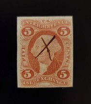 1862 5c U.S.A. Internal Revenue, First Issue, Inland Exchange, Washingto... - $9.99