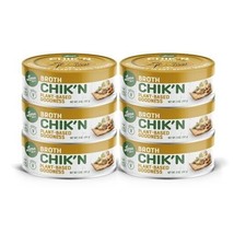 Loma Linda - CHIK’N - BROTH Plant Based Chicken (5 oz) (Pack of 6) Vegan - $28.95